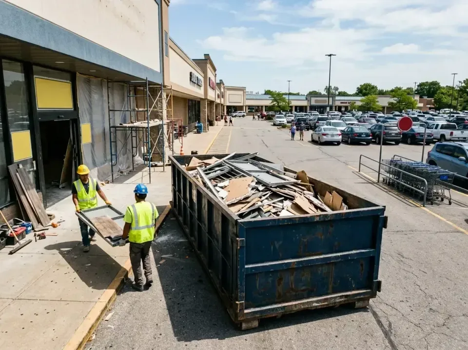 retail-store-renovation-debris-003 — frequently asked questions, Roll-off Dumpster Rentals in Shorewood, IL